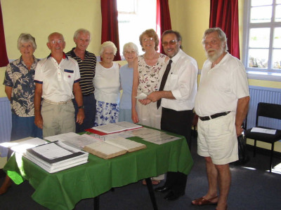 Evening Mail Cheque Handover 2003. Well it was Summertime